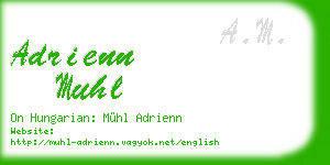 adrienn muhl business card